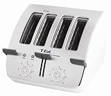 T-Fal TT7460002 Avante Deluxe 4-Slice Toaster, White