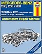 Mercedes Benz 230, 250 and 280, 1968-1972 (Haynes Manuals)