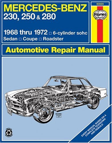 Mercedes Benz 230 250 and 280 1968 1972