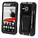 For Alcatel One Touch Evolve 5020T 5020 Cover Case (TSTAND Hybrid Black/Black)