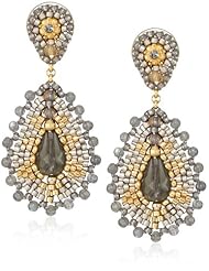 Miguel Ases Labradorite Small Tear Drop Earrings
