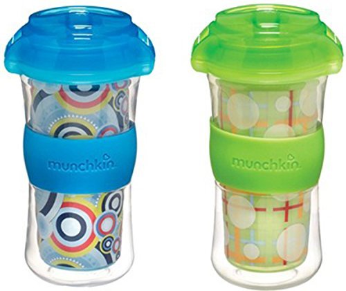 Munchkin Click Lock Big Kid Insulated Cup, 9 Ounce, Boy, 2 Count