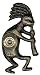 Company's Coming PCS-036 Kokopelli Brass Plated Peephole