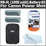 2 Pack Battery Kit For Canon PowerShot SD4500IS SD4500 ELPH 510 HS Digital  ....