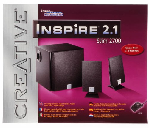 Childrens Toyshop  Computer : Creative Labs Inspire 2.1 Slim 2700 Speakers