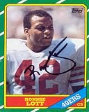 Ronnie Lott (49ers) Autographed Signed reprint Photo