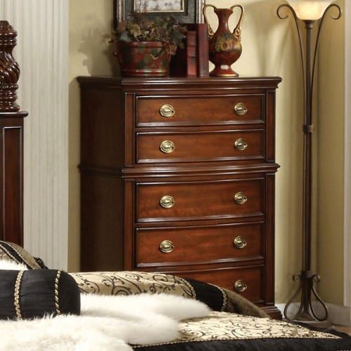 Carlsbad Solid Wood Dark Cherry Finish Bedroom Chest