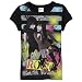 Girls' Camp Rock 80s Hip Tee - Black