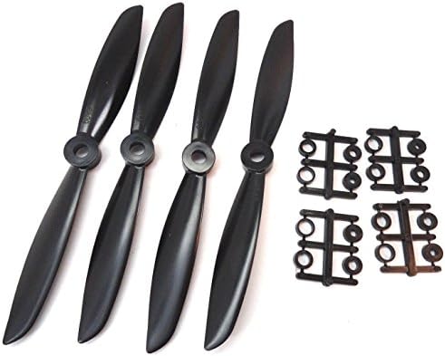 Lighting Hobby Gemfan 6045 Carbon Nylon Propeller For Mini Quadcopter 250 Frame Kit (Black)