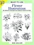 Ready-to-Use Flower Illustrations: 96 Different Copyright-Free Designs Printed One Side (Clip Art Series)