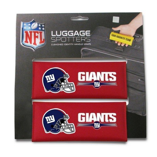 NFL New York Giants Original Patented Luggage Spotter® Travel Bag Tag Luggage Handle Wrap (2-pack) - CLOSEOUT! ONLY A FEW LEFT IN RED!