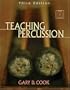 Teaching Percussion (with 2-DVD Set)