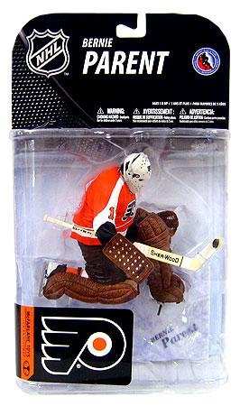 McFarlane Toys NHL Sports Picks Series 19 Action Figure Bernie Parent (Philadelphia Flyers) Orange Jersey