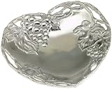 Arthur Court Grape Heart Coupe Tray