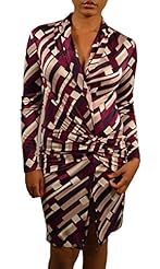 Silk Gathered Slit General Print  Dress