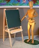 Kids 2 Sided Wood Floor Easel