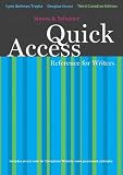 Quick Access Reference for Writers, Third Canadian Edition