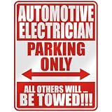  AUTOMOTIVE ELECTRICIAN PARKING ONLY  PARKING SIGN OCCUPATIONS
