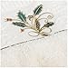 Lenox Ribbon and Holly Embroidered Hand Towel, Ivory