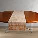 Finezza Gentile Table Runner 90-inch Length in Linen-Cotton, Color White-Topaz