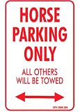 Horse Parking - XL Sign (Novlety)