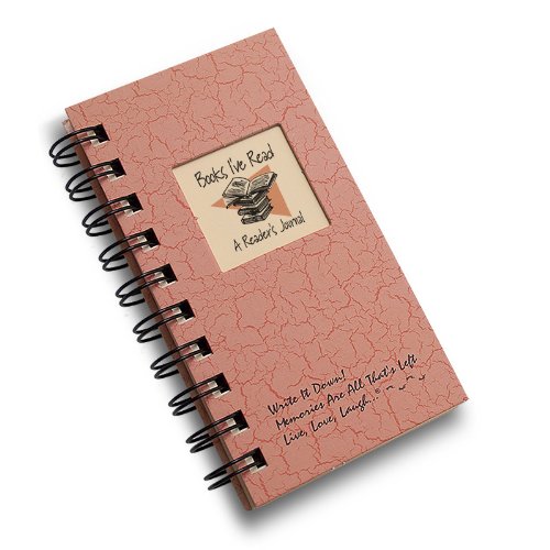 Books Ive Read, A Readers Journal - MINI Coral Hard Cover (prompts on every page, recycled paper, read more...)