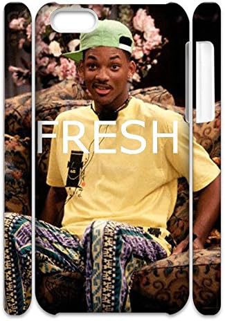 Customized 3D Cell Case for Iphone 5C,Will Smith phone case,DIY Cell Phone Case with Fresh Prince Bel Air.