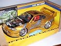 NISSAN 240SX 240 SX SILVIA GOLD TUNING BELEUCHTUNG 1/24 X-TUNERS MODELLAUTO MODELL AUTO