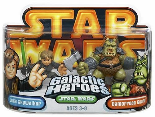 Star Wars Episode 3 Junior Figure 2 Pack Luke Jedi & Gammorean
