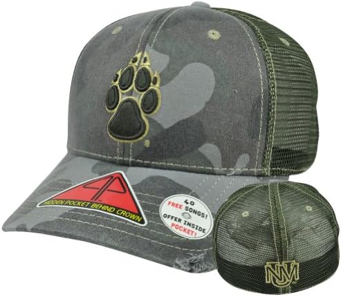 NCAA New Mexico Lobos Deliverance Pro Pocket Camouflage Flex Fit Hat Cap M/L
