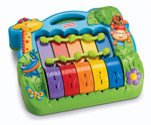 Childrens Toyshop   : Fisher Price Rainforest Rainbow Piano