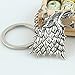 Beauty Clubs Thrones House Stark Head 3D Metal Keyring Keychain Silver Color