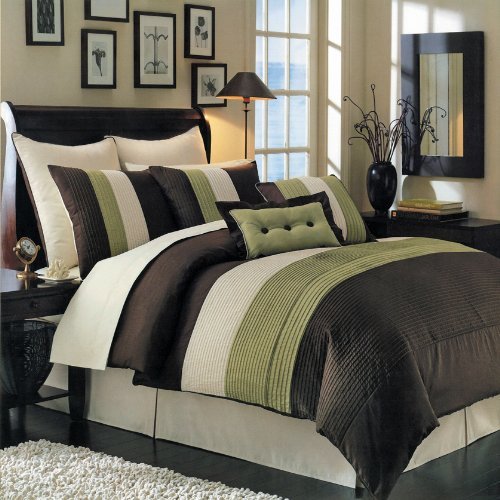 Green And Brown Comforter Set