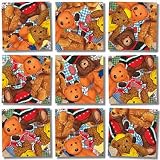 B Dazzle Teddy Bears Scramble Squares 9 Piece Puzzle