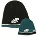 Philadelphia Eagles Reversible Waffle Knit Beanie