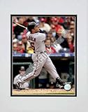 Paul LoDuca 2008 Batting Action Double Matted 8O x 10O Photograph (Unframed)