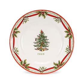Spode Christmas Tree 2009 Collector Plate (Dated)
