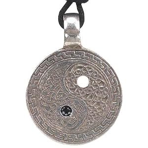 Celtic Knot And Yin Yang Symbol Flowing