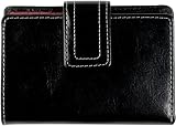 Fossil Womens Small Leather - Color of Money Multifunction (Color: Black)