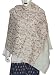 Stoles Wool with Full Embroidery Womens Wraps India 80 x 27 inches