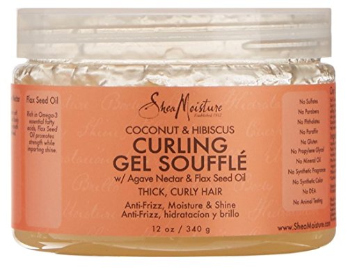 Shea Moisture Curling Gel Souffle 12oz Coconut & Hibiscus