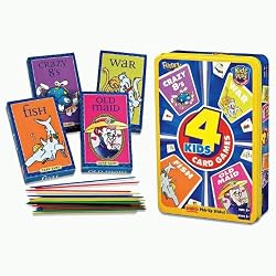 Childrens 4pk card Games & pick Up stick