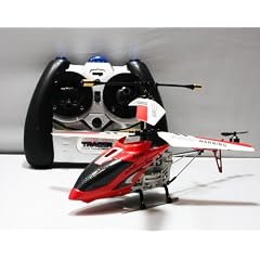 FALCON S107G - Gyro R/C Helikopter - 3 Kanal - 22 cm - incl. USB-Ladekabel - Farbe rot oder gelb - Hubschrauber flugfertig, LED, TURBO-Funktion