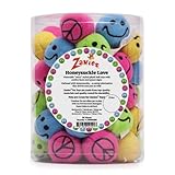 Picture Zanies Plush/Honeysuckle Love Cat Toy Canister, 52-Pack