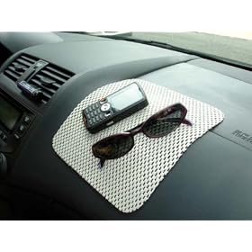 Non-slip Dash Grip Pad Mat Two Pads Are One Set Black Color