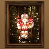 Ohio State Buckeyes Window Light Up Player