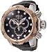 Two Tone Reserve Vemon Swiss Quartz Black Dial 1000M Diver