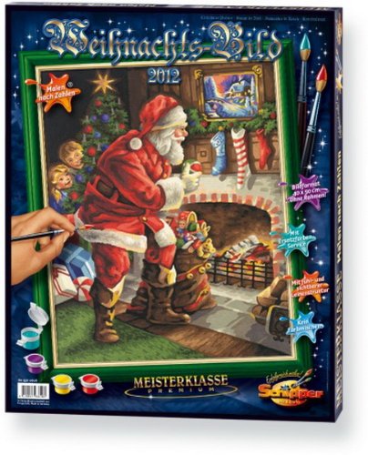 Malen nach Zahlen Weihnachtsbild 2012 40x50cm Malen nach Zahlen Weihnachtsbild 2012 40x50cm