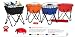 Portable Fold-Up Standing Cooler For Picnics & Tailgating Holds 72 Cans - Orange