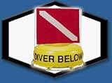 Innovative Diver Down Below Inflatable Flag Float